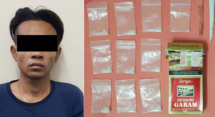 Edarkan Sabu, Juru Parkir di Krukah Surabaya Ditangkap Polisi Edarkan Sabu, Juru Parkir di Krukah Surabaya Ditangkap Polisi