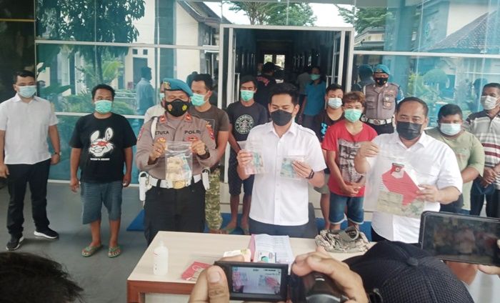 Polres Kediri Amankan 9 Preman Pemalak Sopir Truk Kawasan Plosoklaten dan Kepung Polres Kediri Amankan 9 Preman Pemalak Sopir Truk Kawasan Plosoklaten dan Kepung