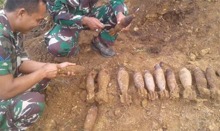 13 Mortir Diduga Sisa Perang Kemerdekaan Ditemukan di Senori