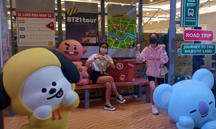 Yuk Berfoto Bersama 13 Karakter BT21 dan Brown & Friends di Pakuwon Mall