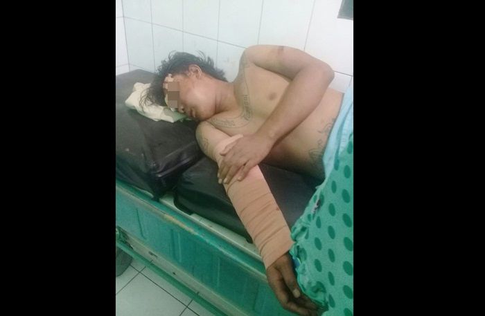 Jambret Hp di Arteri Porong Babak Belur Dihakimi Massa