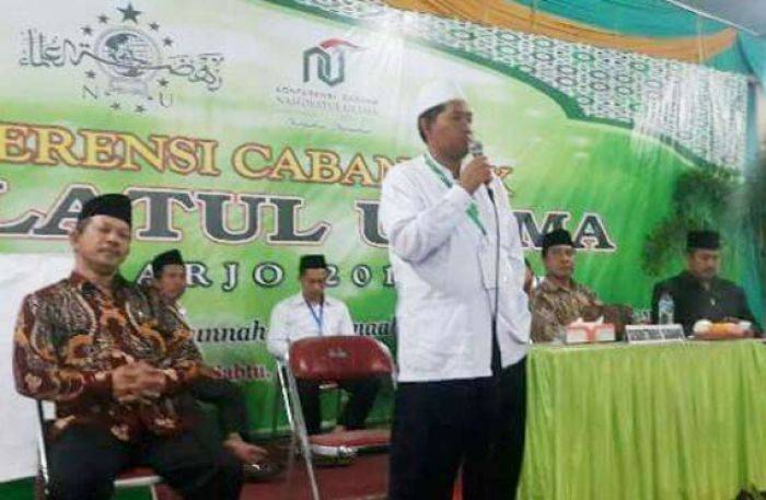 K.H. Maskun dan K.H. Agus Rofiq Sirodj Resmi Pimpin PCNU Sidoarjo