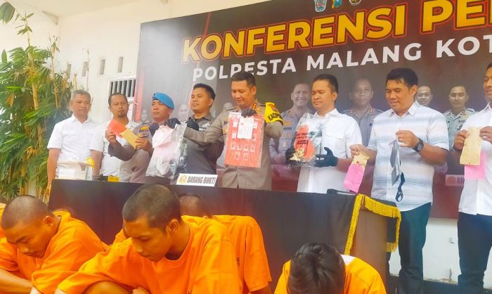 Polresta Malang Kota Bekuk 26 Pelaku Peredaran Narkoba