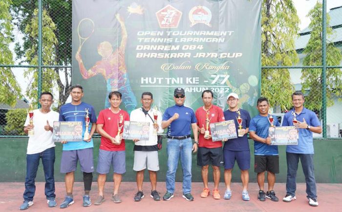 Danrem 084/BJ Tutup Turnamen Tenis Lapangan