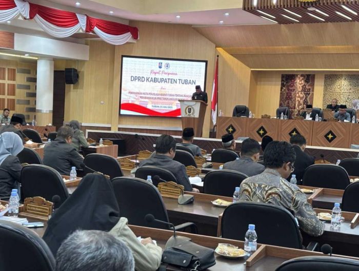 DPRD Tuban Gelar Rapat Paripurna Bahas Nota Penjelasan Rancangan dan Perubahan KUA-PPAS TA 2025