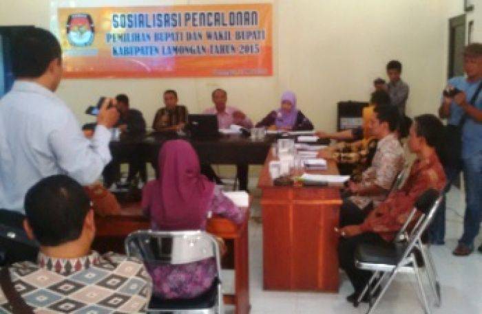 KPU Lamongan Sosialisasikan Persyaratan Pencalonan Bupati dan Wabup KPU Lamongan Sosialisasikan Persyaratan Pencalonan Bupati dan Wabup