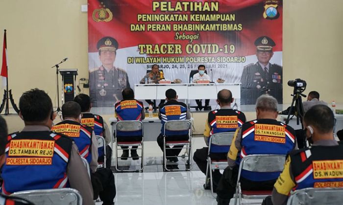 Tingkatkan Kemampuan Bhabinkamtibmas sebagai Tracer Covid-19, Polresta Sidoarjo Gelar Pelatihan Tingkatkan Kemampuan Bhabinkamtibmas sebagai Tracer Covid-19, Polresta Sidoarjo Gelar Pelatihan