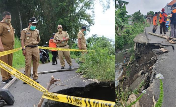 Hujan Deras, Dua Plengsengan Jalan di Batu Ambrol, Wawali Punjul Minta Warga Waspada Hujan Deras, Dua Plengsengan Jalan di Batu Ambrol, Wawali Punjul Minta Warga Waspada