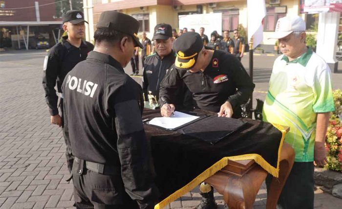 Polres Pasuruan Gelar Pengukuhan Komite Olahraga Polri Polres Pasuruan Gelar Pengukuhan Komite Olahraga Polri