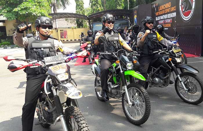 Tangkal Teroris, Polres Gresik Launching URC Black Panther Tangkal Teroris, Polres Gresik Launching URC Black Panther