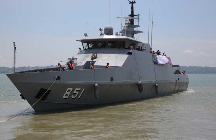 Pelepasan KRI Sidat-851 Ekspedisi Layanan Kas Kepulauan TA 2018