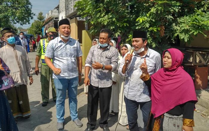 Dukung Qosim-Alif, Emak-emak di Sidayu Titip Program Pendidikan dan Kesehatan