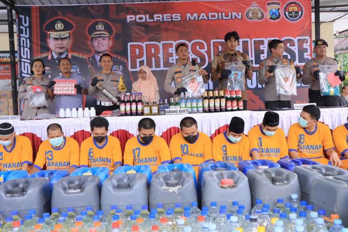 Sepanjang 2022, Polres Madiun Ungkap 194 Kasus Kriminalitas