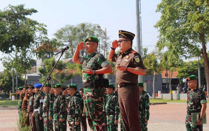 Dandim dan Kajari Pimpin Apel Kesiapan Pengamanan Kejari Tuban