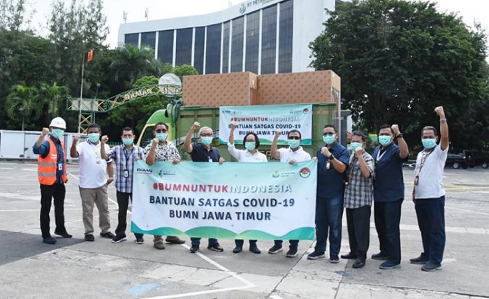 Petrokimia Gresik Kirim Bantuan Alat dan Bahan Obat Pencegah Covid-19 Petrokimia Gresik Kirim Bantuan Alat dan Bahan Obat Pencegah Covid-19