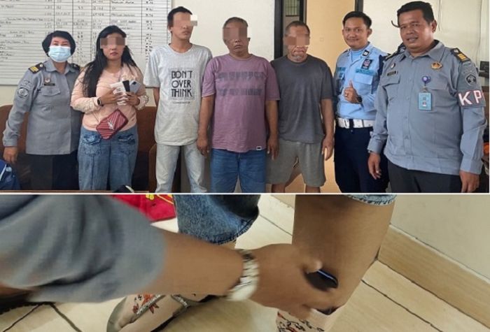 Diselipkan dalam Kaos Kaki, Perempuan Ini Coba Selundupkan Dua Smartphone ke Rutan Surabaya Diselipkan dalam Kaos Kaki, Perempuan Ini Coba Selundupkan Dua Smartphone ke Rutan Surabaya