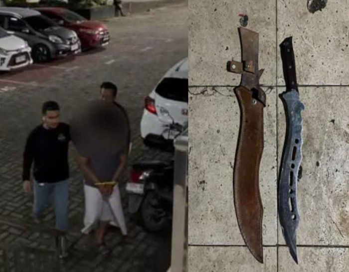 Pelaku Pembacok Warga Campurejo Ditangkap, Rumah dan Motornya Dibakar Massa