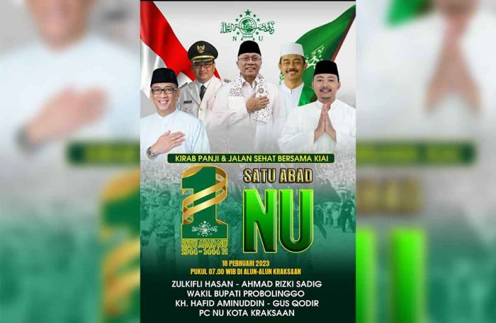 Poster Ilegal Warnai Kirab Satu Abad NU di Kraksaan Probolinggo Poster Ilegal Warnai Kirab Satu Abad NU di Kraksaan Probolinggo