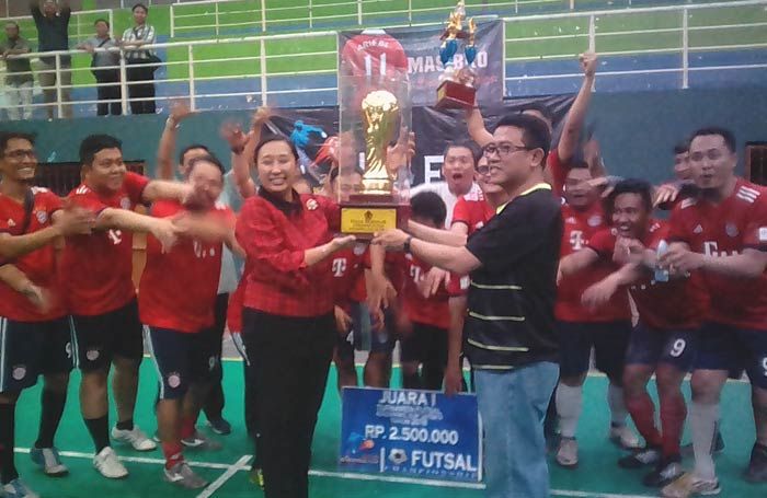 Turnamen Futsal Piala Kakanwil DJP Jatim II, KPP Sidoarjo Selatan Juara