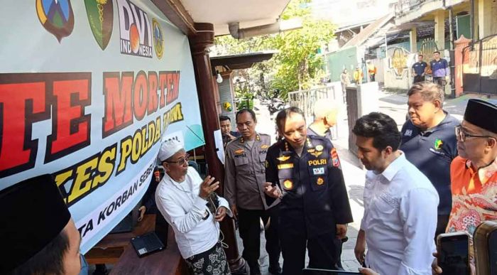 Biddokkes Polda Jatim Kumpulkan Sampel DNA Korban Reruntuhan Ponpes Al Khoziny Sidoarjo