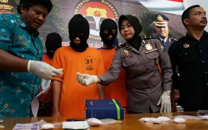 Sebulan, Enam Pengedar Pil Koplo Dibekuk Polres Jombang