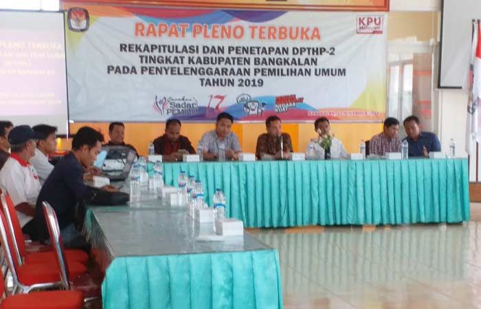 Bakal Update Terus, KPU Bangkalan Tetapkan DPTHP-2 untuk Pemilu 2019