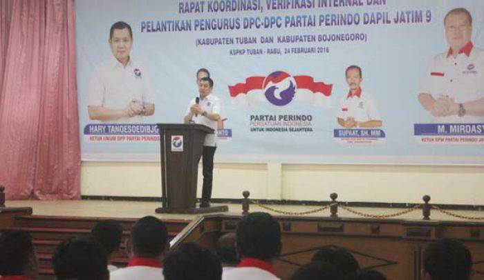 Hary Tanoe Lantik Pengurus DPC Perindo Wilayah Pantura Jatim Hary Tanoe Lantik Pengurus DPC Perindo Wilayah Pantura Jatim