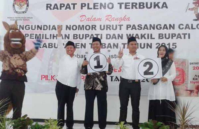 Pilkada Tuban: Huda-Noor Nomor 1, Zakky-Budi Nomor 2 Pilkada Tuban: Huda-Noor Nomor 1, Zakky-Budi Nomor 2