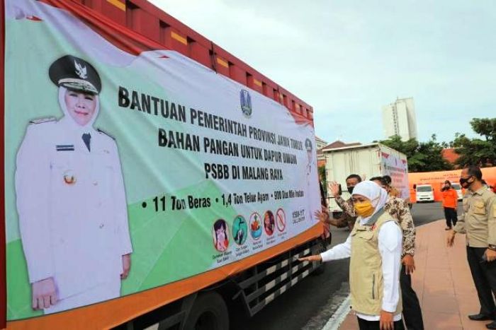 Pemprov Jatim Kirimkan Sembako untuk Suplai Bahan Pangan Dapur Umum di PSBB Malang Raya Pemprov Jatim Kirimkan Sembako untuk Suplai Bahan Pangan Dapur Umum di PSBB Malang Raya