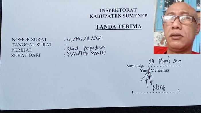 Kasek Nakal di Sumenep Akhirnya Resmi Dilaporkan ke Inspektorat Kasek Nakal di Sumenep Akhirnya Resmi Dilaporkan ke Inspektorat