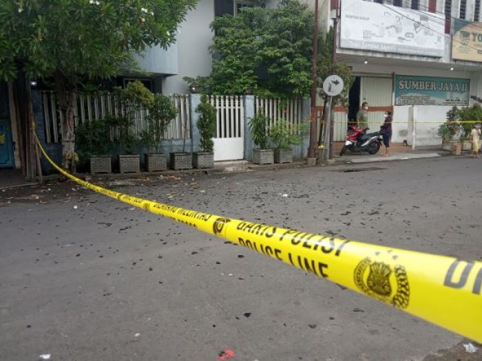 Kaca Berserakan, ​Terjadi Ledakan di Rumah Jalan Karyawan Kota Mojokerto