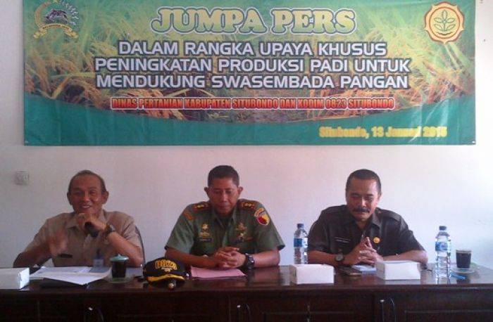 Bersama TNI, Disperta Situbondo Targetkan Swasembada Pangan di Tahun 2015 Bersama TNI, Disperta Situbondo Targetkan Swasembada Pangan di Tahun 2015