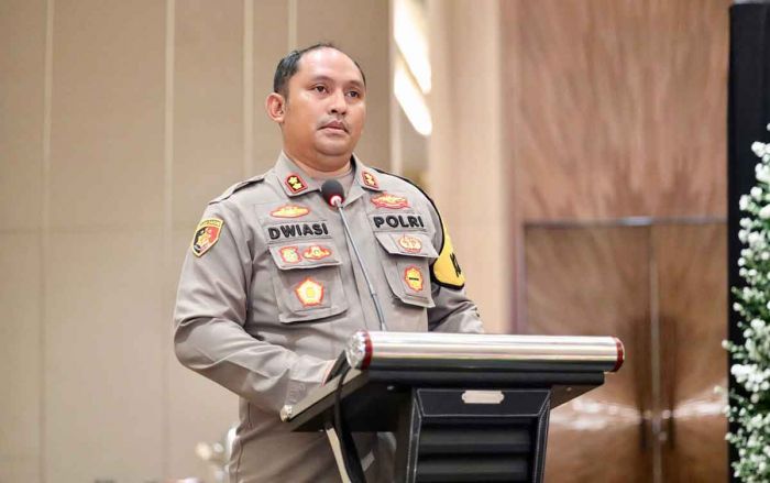 Kapolres Ngawi Ikuti Anev Kamtibmas Wilayah Bulanan