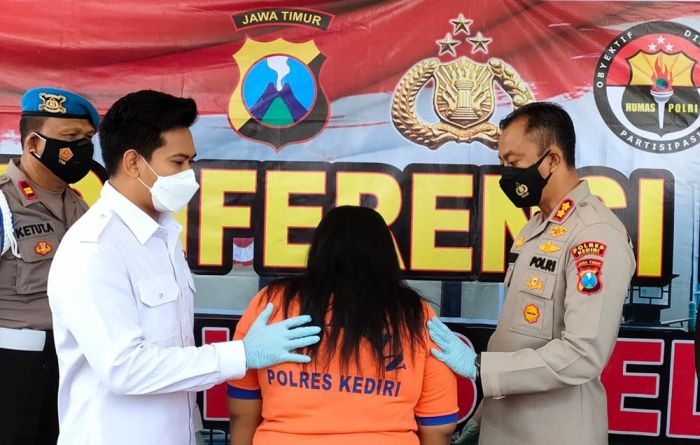 Satreskrim Polres Kediri Ungkap Kasus Pembunuhan Bayi