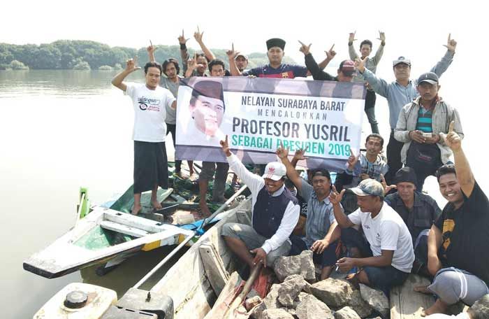 Nelayan Surabaya Dukung Profesor Yusril Maju Capres 2019