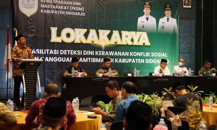Buka Lokakarya FKDM, Bupati Sidoarjo Tegaskan Kondusivitas Kunci Sukses Pembangunan Buka Lokakarya FKDM, Bupati Sidoarjo Tegaskan Kondusivitas Kunci Sukses Pembangunan