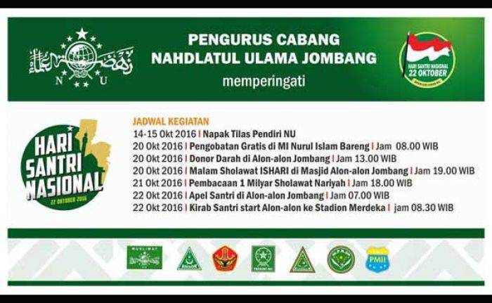 Inilah Jadwal Gebyar Hari Santri Nasional di Jombang Inilah Jadwal Gebyar Hari Santri Nasional di Jombang