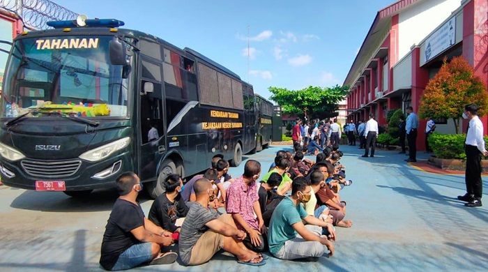 Lapas Narkotika Kelas IIA Pamekasan Terapkan Prokes Ketat ke Penghuni Baru Lapas Narkotika Kelas IIA Pamekasan Terapkan Prokes Ketat ke Penghuni Baru