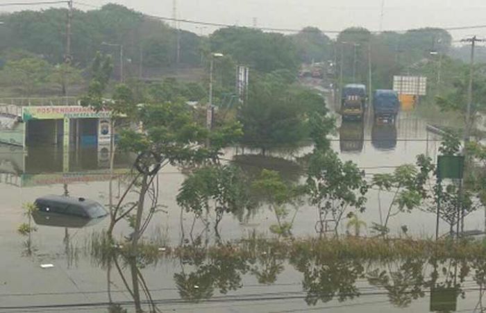 Cegah Jalur Mudik Porong Terendam Banjir, PPLS Kebut Perbaikan Drainase