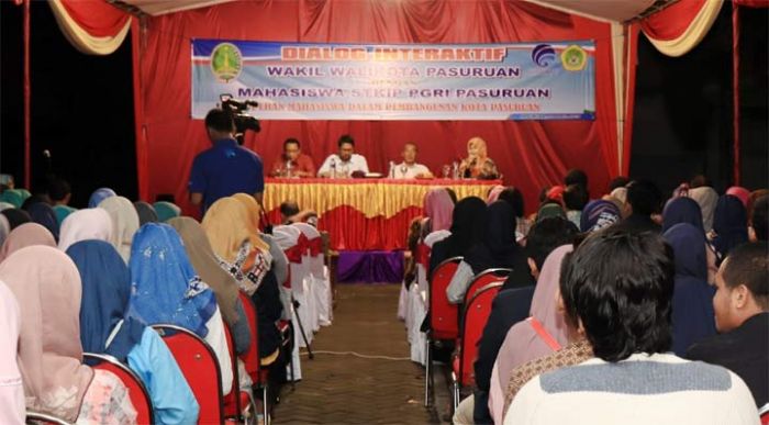Dialog Interaktif, Wakil Wali Kota Pasuruan Tampung Ide-ide Kreatif dan Aspirasi Mahasiswa STKIP Dialog Interaktif, Wakil Wali Kota Pasuruan Tampung Ide-ide Kreatif dan Aspirasi Mahasiswa STKIP