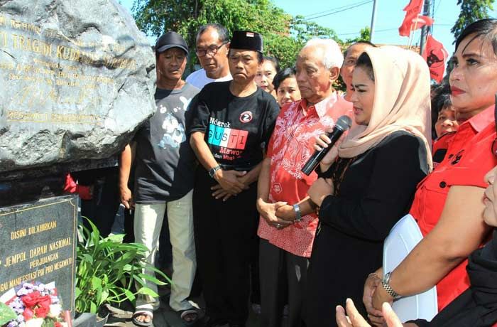 Masa Tenang, Puti Napak Tilas Posko PDI Pro Mega di Pandegiling Masa Tenang, Puti Napak Tilas Posko PDI Pro Mega di Pandegiling