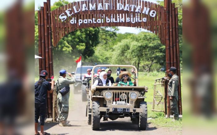 Resmikan Akses ke Pantai Sijile, Gubernur Khofifah Optimis Situbondo Bakal Kebanjiran Wisatawan