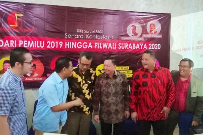 Survey Top of Mind Cawali Surabaya, Whisnu Sakti di Posisi Teratas Survey Top of Mind Cawali Surabaya, Whisnu Sakti di Posisi Teratas