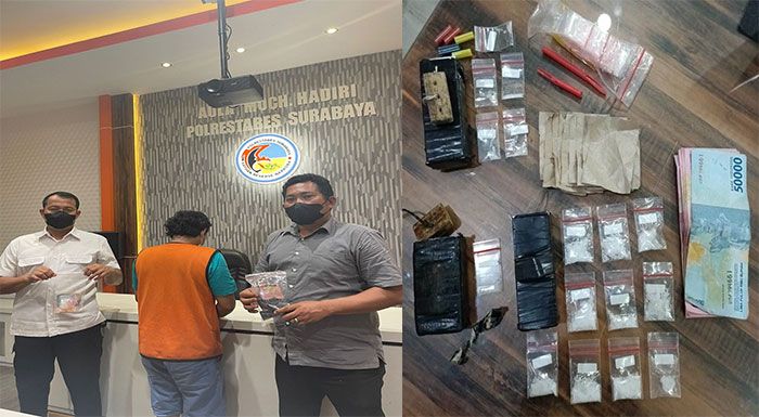 Satresnarkoba Polrestabes Surabaya Ringkus Pengedar Sabu dari Dupak Bangunrejo Satresnarkoba Polrestabes Surabaya Ringkus Pengedar Sabu dari Dupak Bangunrejo