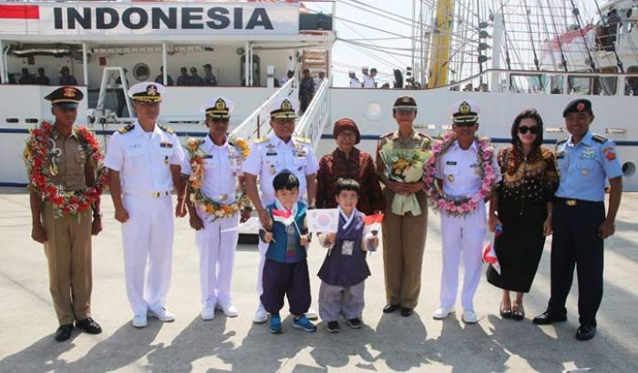 Singgah di Negeri Ginseng, KRI Bimasuci Dapat Sambutan Hangat