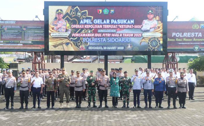 Operasi Ketupat Semeru 2025 di Sidoarjo, 560 Personel Gabungan Diterjunkan Operasi Ketupat Semeru 2025 di Sidoarjo, 560 Personel Gabungan Diterjunkan