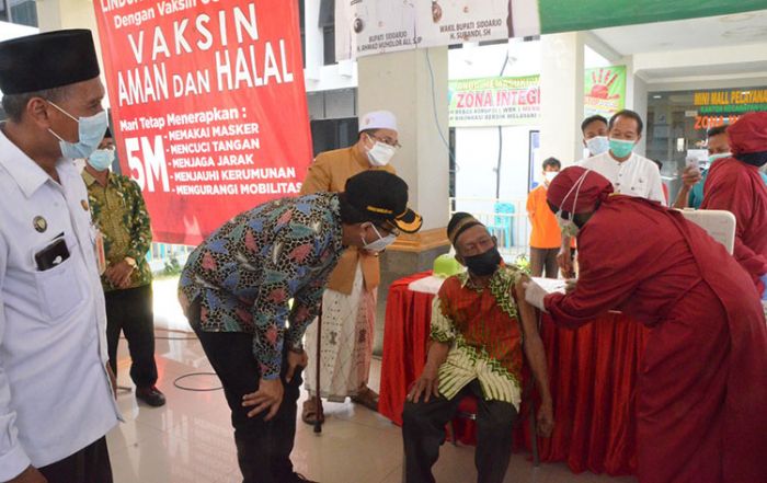 40 Persen Warga Kecamatan Sukodono Sidoarjo Sudah Jalani Vaksinasi Covid-19