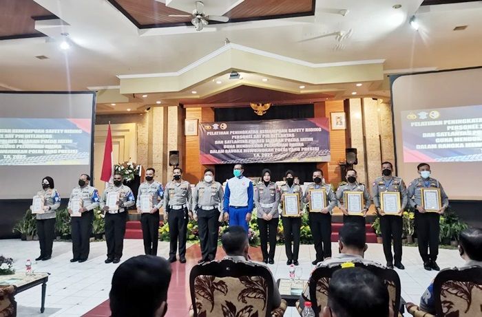 Satlantas Polres Gresik Raih Penghargaan dari Dirlantas Polda Jatim