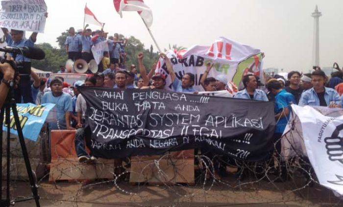 Ribuan Sopir Angkutan Umum Bakal kembali 5 Hari Lagi untuk Tagih Janji Pemerintah