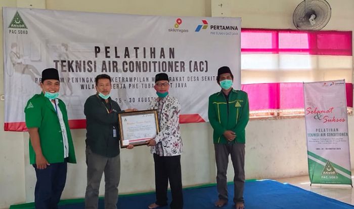 PHE TEJ Beri Pelatihan Teknisi AC pada Kader Ansor di Tuban